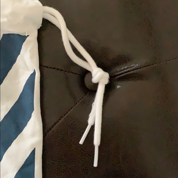 🌞 3/$20 Vans Customs Blue & White Stripes Dust Bag - Picture 4 of 5